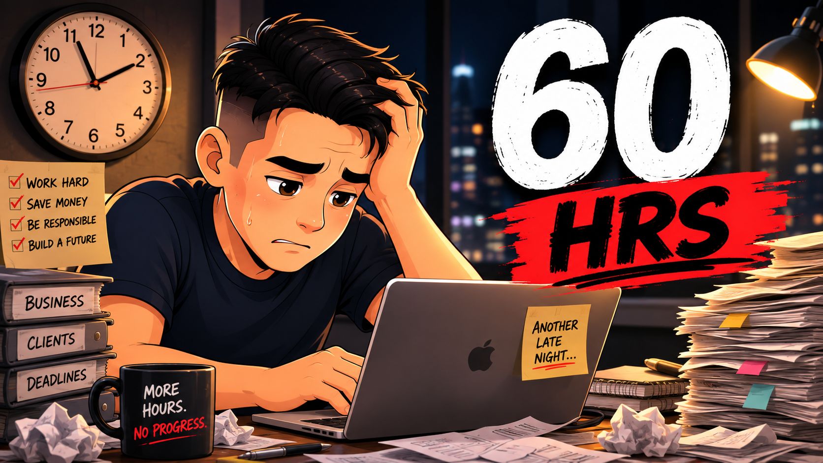 Episode 01 thumbnail — I Worked More. Saved More. Got Poorer.